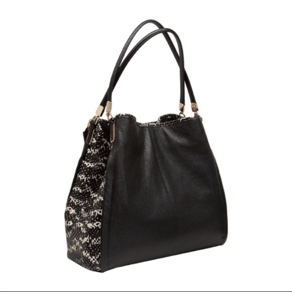 Authentic Coach Python Bag Black & White - image 6